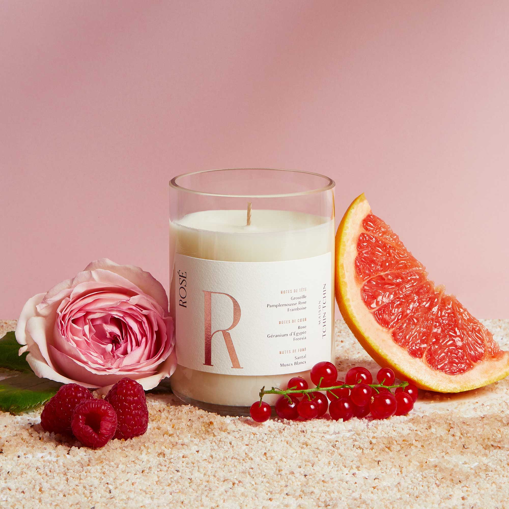 Bougie parfumée Rosé
