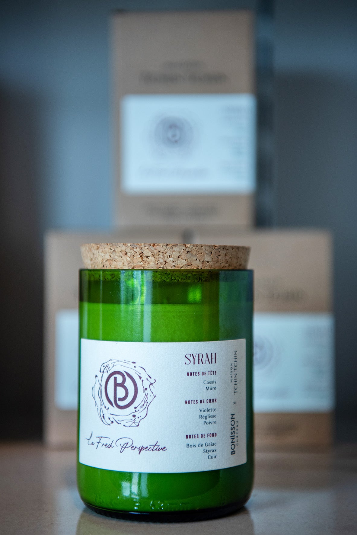 Bougie Château Bonisson x Maison Tchin Tchin